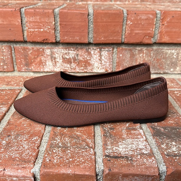 Frank Mully Women's Pointed Toe Slip on Ballet Style Knit Dress Shoes Size 7 - Picture 3 of 6